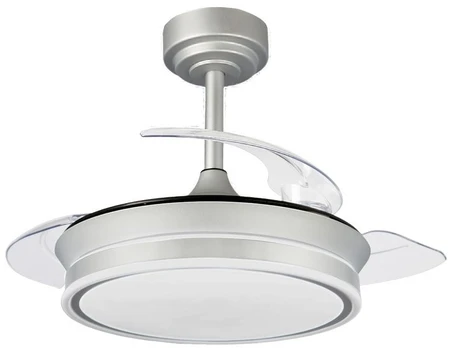 Lubinis ventiliatorius su lempa CristalRecord Moss Mini CCT, 46 W, 1 vnt.
