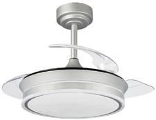 Lubinis ventiliatorius su lempa CristalRecord Moss Mini CCT, 46 W, 1 vnt. kaina