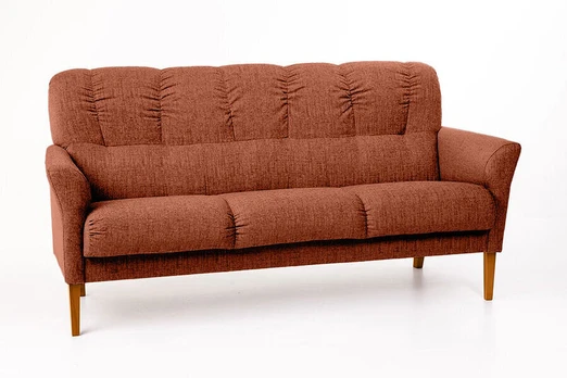 Sofa Katri 3S, rožinė, Ruda