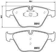 Brake pads - tuning Xtra P 06 054X front kaina