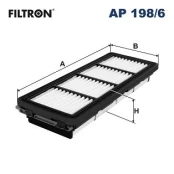 Oro filtras FILTRON AP 198/6 kaina