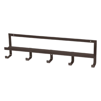 QUINN COATRACK 5 HOOKS DARK BROWN