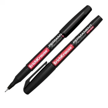 Permanentais markieris ErichKrause F-50, melns, 0.6mm, konisks