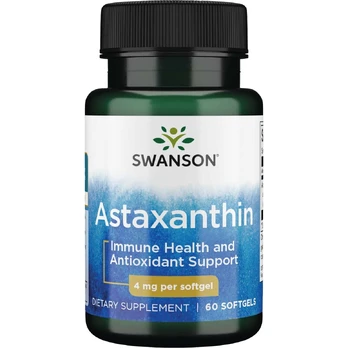 SWANSON Astaksantinas Natūralus 4mg - 60 kaps.