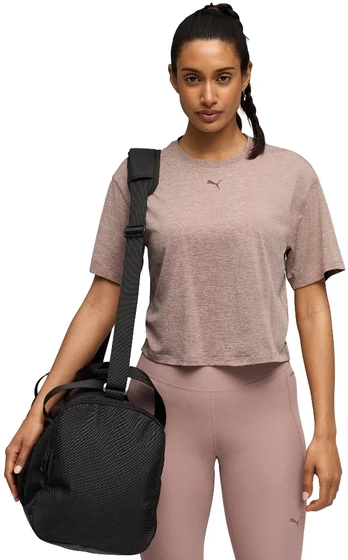 Puma Palaidinė Moterims W Cloudspun Relaxed Tee Sandstone Heather 527457 88