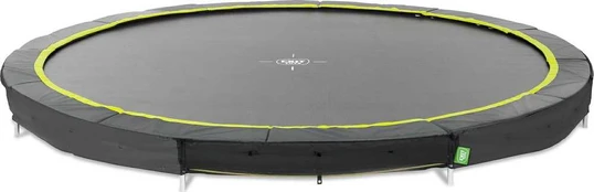 EXIT Silhouette ground sports trampoline ø427cm - juodas