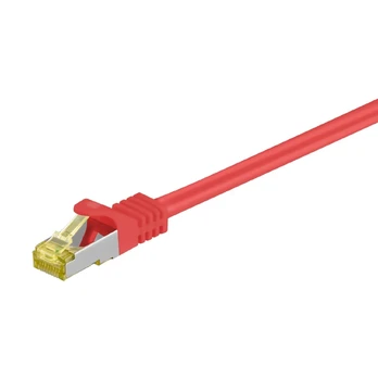 Goobay Pajungimo laidas S/FTP, Cat7, 2m, raudonas (91607)