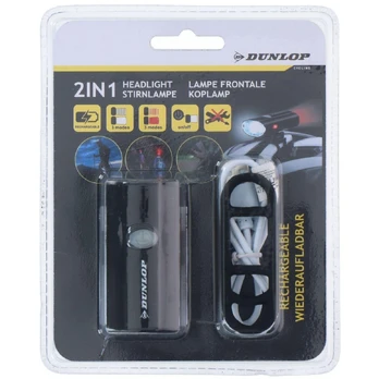 Dunlop 2 viename dviračio lempos USB įkrovimo laikiklis