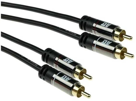 ACT 3 meter High Quality audio connection cable 2x RCA male - 2x RCA male