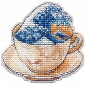 Cross stitch kit "Magnet. Wave" S1605 kaina