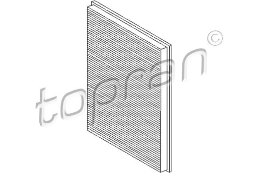 Filtras, salono oras TOPRAN 103 588