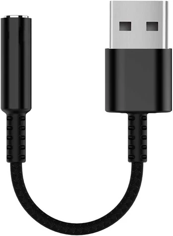 Equip Adapteris USB-A-> 4-Pin 3.5mm St/Bu DAC 0.15m beige