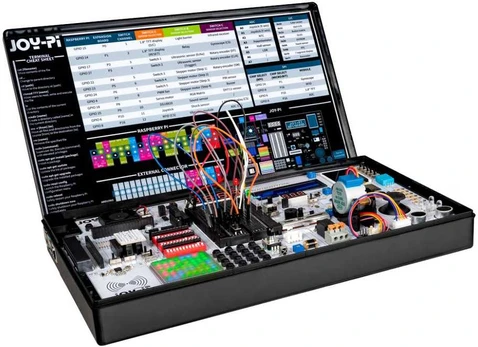 Joy-Pi Advanced – edukacinis rinkinys elektronikos ir programavimo mokymuisi – Joy-IT