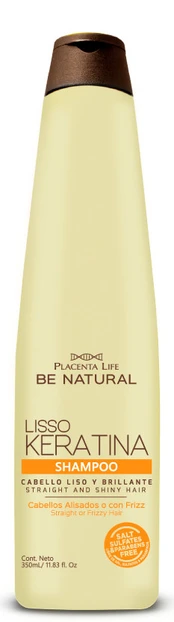 Šampūnas Placenta Life Be Natural Smooth Keratin, 350 ml