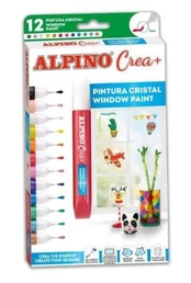 Dažai stiklui ALPINO Crea+ (12 spalvų) kaina
