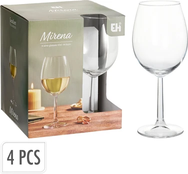 Vyno taurės VINISSIMO GLASS COLLECTION, 430 ml, 4 vnt.