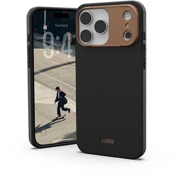Dėklas Urban Armor Gear UAG Fibr Armr, kevlar graphite/bronze - iPhone 17 Pro Max