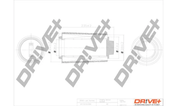Oro filtras Dr!ve+ DP1110.10.0764