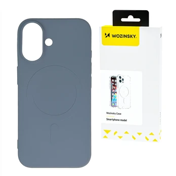 Wozinsky Silikoninis dėklas Magsafe Magnetic Case for Samsung Galaxy S25+ - Gray