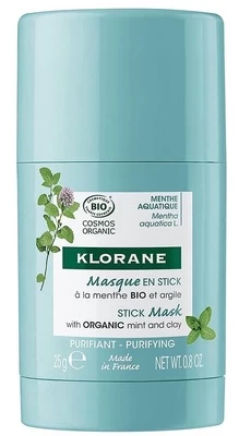 Veido kaukė Klorane Stick Mask, 25 ml, moterims, -