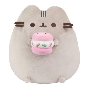 Pusheen - Pliušinis talismanas su ledų sumuštiniu 24 cm