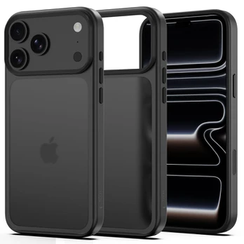 Matinis juodas dėklas Apple iPhone 17 Pro / 18 Pro telefonui "Tech-Protect Magmat CC"