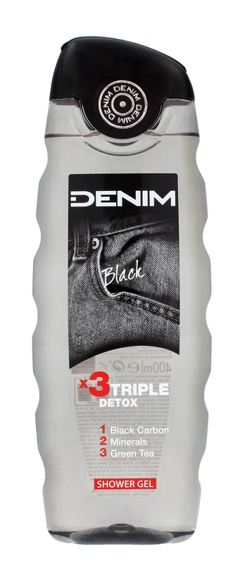 Denim Black Triple Detox 400ml Vyrams Dušo želė