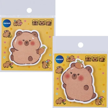 Popieriniai lipdukai Capybara 30 l, 80x80 mm