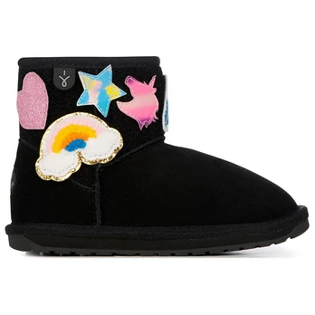 Emu Australia Wallaby Mini Play - Dydis 36 (K12748BLAK )