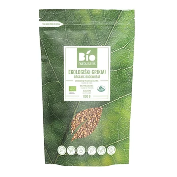 Ekologiškos grikių kruopos BIONATURALIS, 800 g