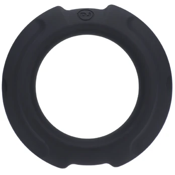 Doc Johnson FLEXISTEEL penio žiedas, 43 mm, juodas