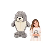 Lean Toys Pliušinis ruonis, pilkas ir baltas, 25 × 13 × 13 cm kaina