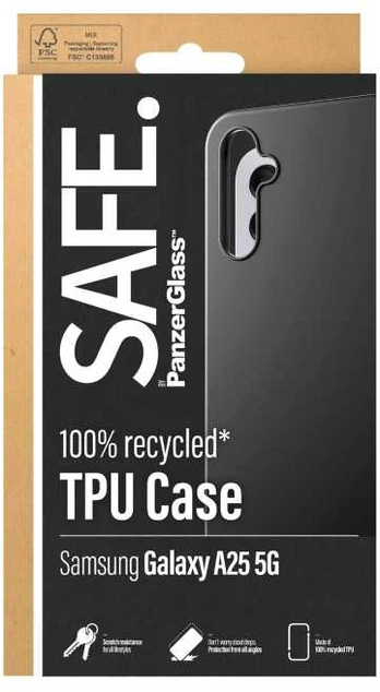 PanzerGlass SAFE. Case Galaxy New A24 5G Juodas