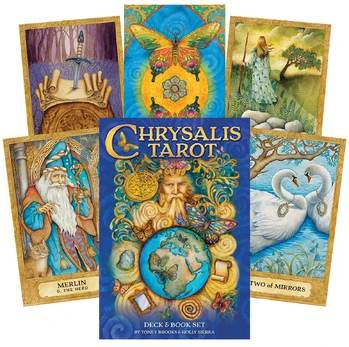 Chrysalis Tarot kortų ir knygos rinkinys