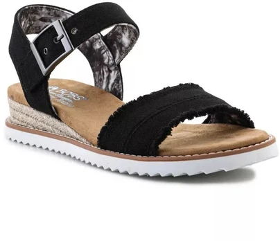 Skechers Espadrilės BOBS Adobe Princess W 113541-BLK Sandalai