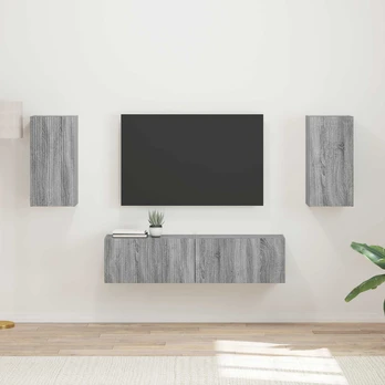 TV staliukas 2 pcs Pilkas Sonoma