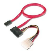 PremiumCord kabelis SATA data + galia 0,5m
