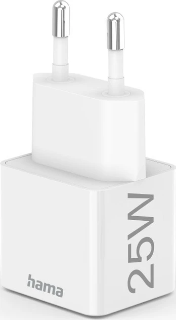 Adapteris Hama 00201652, USB Type C, balta, 25 W