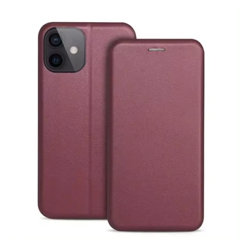 Dėklas Book Elegance Xiaomi Redmi Note 12 Pro Plus 5G tamsiai raudonas