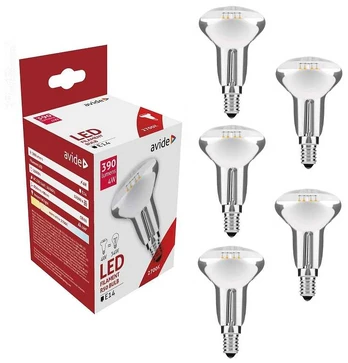 Avide LED lemputė 4W R50 E14 2700K 5vnt
