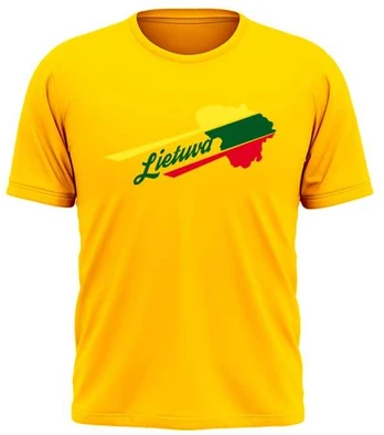 KS Marškinėliai Lietuva Unisex, Dydis: L