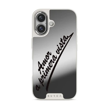 Amor - iPhone 16 Case, Elite Mirror Light (MagSafe) / Silver
