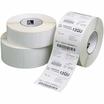 Zebra Label, Paper, 102x152mm; Direct Thermal, Z-Perform 1000D, Uncoated, Permanent Adhesive, 25mm Core, Perforation