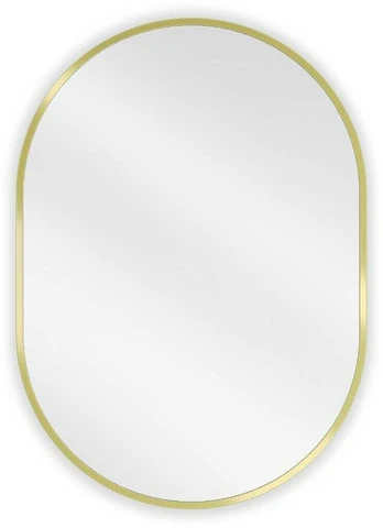 Vonios veidrodis Mexen Loft Oval, 70 x 50 cm, Gold