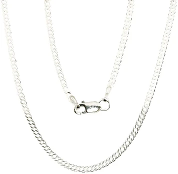 Sidabrinė grandinėlė Rombo 2 mm , briaunų apdirbimas deimantu - 2 mm. - 4.7 g. - 65