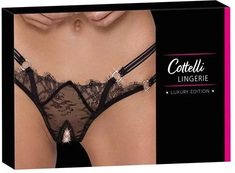 Cottelli lingerie Crotchless String M/L kelnaitės, stringai