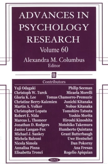 Advances in Psychology Research