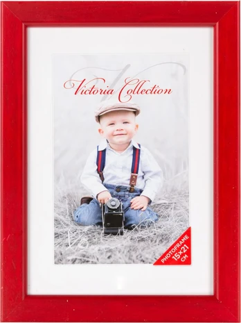 Photo frame Natura 15x21, red