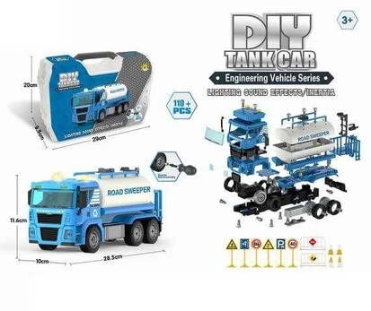 Malplay Žaislinis Automobilis konstruktorius TANKER, 110 el