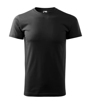 Vyriški Marškinėliai MALFINI Basic 129 Black, 160g/m2